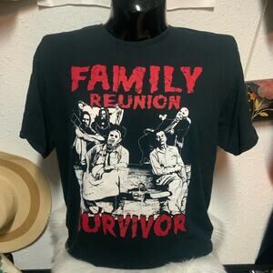 1927. Texas Chainsaw Family Reunion Survivor T-shirt 2XL